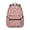 Baseballs and Stripes, variant on Baseballs and Game Terms White Backpack for School, Cute School Bag with Adjustable Shoulder Straps and Padded Back, 15.3"x11"x7.1"