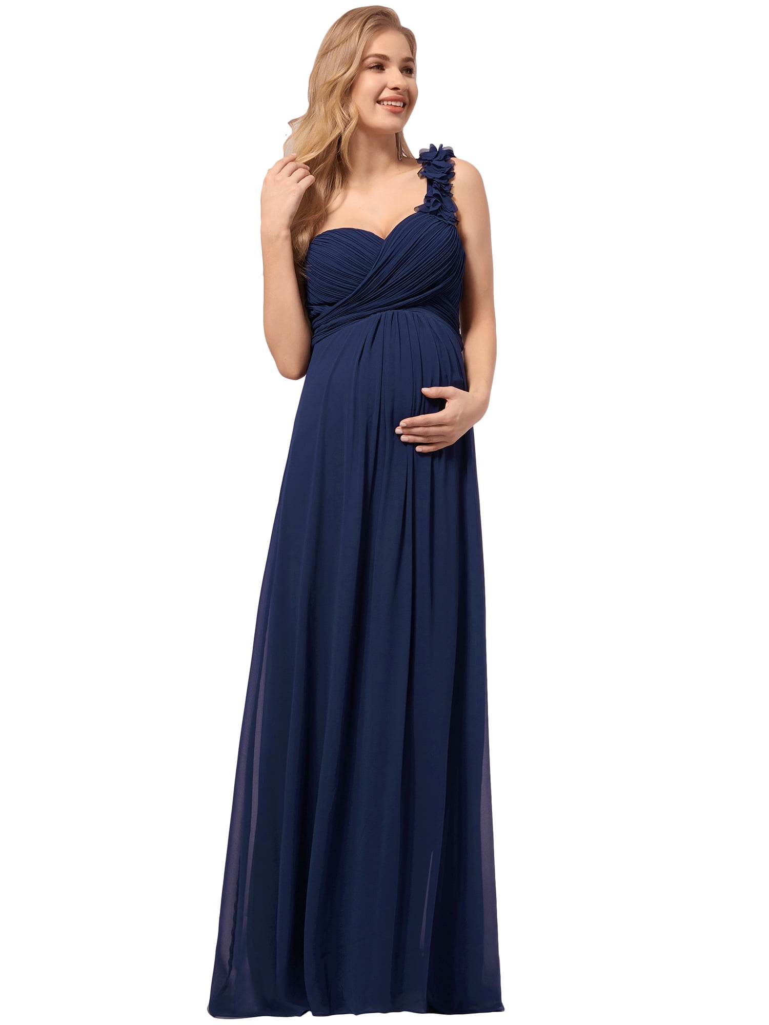 Maternity Dress Backless Maxi Dress 