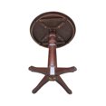 thumbnail image 5 of 30" Round Pedestal Bar Height Table - Mocha, 5 of 8