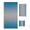 Blue Grey, variant on Dark Orange Grey Ombre Towel Set of 3, Soft Microfiber Bath Towels, Hand Towel, Washcloths, Modern Gradient Abstract Art Quick-Dry Absorbent Towels for Bathroom Kitchen Hotel Beach Gym Spa