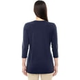 thumbnail image 3 of Devon & Jones Ladies' Perfect Fitâ„¢ Bracelet-Length V-Neck Top, 3 of 3