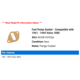 thumbnail image 2 of Fuel Pump Gasket - Compatible with 1961 - 1969 Volvo 1800 1962 1963 1964 1965 1966 1967 1968, 2 of 2