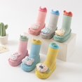thumbnail image 5 of GUOBIOZIY Socks Baby Autumn And Winter Children Cartoon Baby Socks Shoes Slippers Sock Shoes for Baby Boy Baby Boots (Green,13), 5 of 5