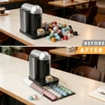 thumbnail image 6 of Garvee Acrylic Coffee Pod Holder Drawer for Countertop, Holds 40 Coffee Capsules, Clear Sliding Drawer Organizer, Space Saving Coffee Station Storage, Heavy Duty Coffee Machine Stand, 6 of 7