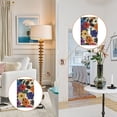 thumbnail image 4 of Yayeee Blank Wall Plate Cover 1-Gang 4.5"x2.7" Home Unused Decorative Outlet, Large Colorful Flowers Pattern, 4 of 7