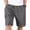 Dark Gray, variant on Quick Dry Shorts for Men Summer Cargo Short Big and Tall Pull On Dark Gray Mens Shorts Plain