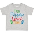 thumbnail image 3 of Inktastic My Pappap Loves Me Boys or Girls Toddler T-Shirt, 3 of 5