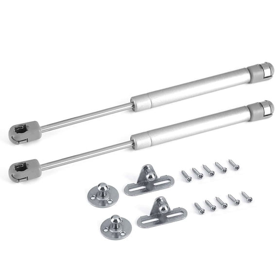 2PCS 150N Gas Strut Lid Stay Hinges, Cabinet Door Lift Support, Soft Close Hydraulic Gas Spring for Kitchen Cupboard