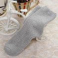 thumbnail image 2 of EnJoCho Insulated Cozy Cabin Socks For Women Women Fuzzy Fluffy Cozy Slipper Socks Warm Soft Winter Plush Home Sleeping Socks Plush Fuzzy Bedroom Socks For Women, 2 of 5