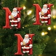 thumbnail image 5 of Nkmbld 26 Letter Ornaments Christmas Tree Decoration, Personalized Diy Christmas Ornaments Christmas Decoration Xmas Tree Hanging Decor, 5 of 8