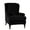 Black, variant on LKJYER Wing Chair Slipcover 2 Pieces Soft Wingback Chair Covers Wingback Chair Covers Spandex Jacquard Checked Pattern Sofa Cover for Living Room and Bedroom