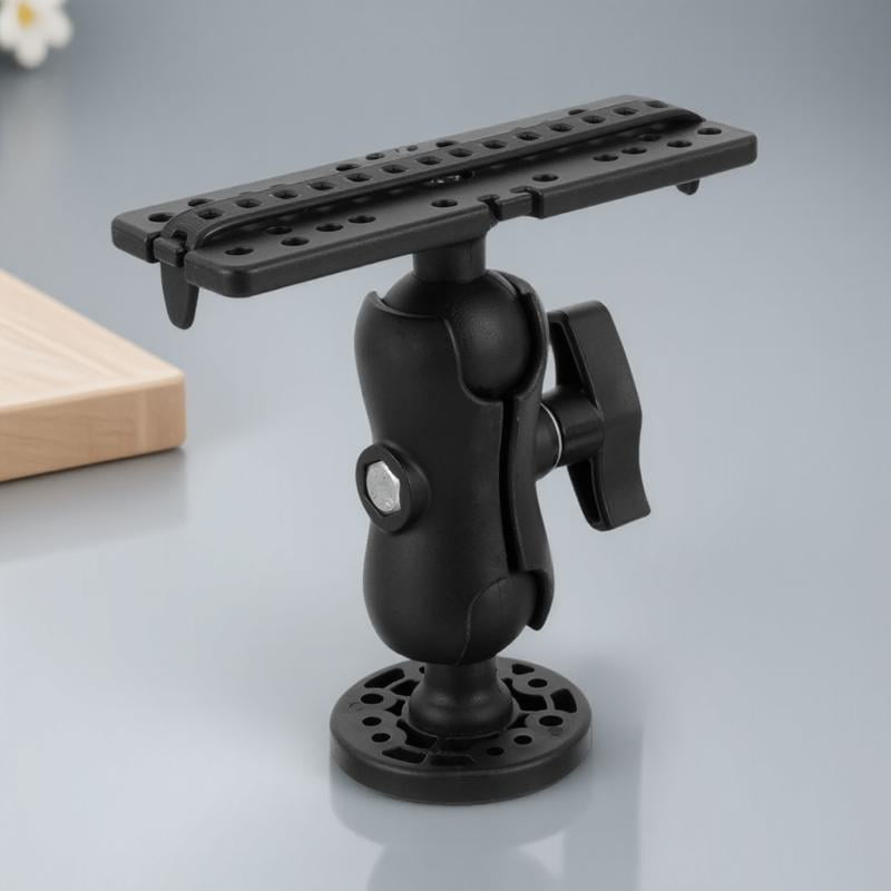 Phenofice Adjustable Black Fish Finder Holder Mount Bracket for Kayak Boat Fishing