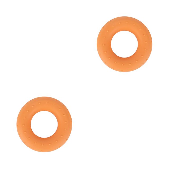 Sonducket Hand Silicone Round Fitness Hand Trainer Antideslizante Portable Muscle Training Ring, Orange Type2 NO2 Sonducket CBP155274