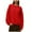 Red, variant on Yangnuo Womens Loose Casual trendy Sweaters for Fall Winter Women's Fall And Winter Loose Solid Color Long Sleeve Round Neck Pullover Sweater Top