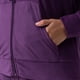 thumbnail image 3 of Conjunto Deportivo de Terciopelo para Mujer Wright's 2 Piezas con Sudadera con Capucha y Cierre Morado Talla 1X, 3 of 5