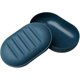 thumbnail image 3 of Estuche para jabón LzGUNGY 2 piezas plástico azul marino para viaje, 3 of 5