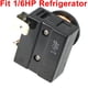 thumbnail image 2 of Negro de plástico Compresor de relé del Arranque de 1/6 para HP y congelador Unique Bargains Cables de alimentación del aire acondicionado de la habitación de repuesto, 2 of 3