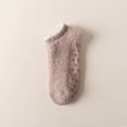 thumbnail image 2 of Women's Socks - Women's Cozy Velvet-Top Non- Winter Socks with Silicone Grip for Indoor Comfort and Warmth,Khaki, 2 of 3