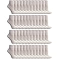 thumbnail image 4 of SOCKS'NBULK Mens & Womens Ankle Wholesale Bulk Pack Athletic Sports Socks (Womens 9-11 (Shoe size 5-10), 48 Pairs White), 4 of 4