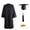 Black-B, variant on XinghaiYIDE Unisex Graduation Gown,Adult Robe for College,Baptism,Choir & Formal Events,Baptismal Robe for Adults Choir Uniform Gown Multi-Use Formal Gown College Graduation Robe Green