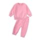 thumbnail image 2 of Sudadera Para Niños Pequeños Niñas Niños Otoño Invierno Manga Larga Blusas Con Cuello Redondo Pantalones Casuales Traje De Bebé Rosa Odeerbi  LM103-8167, 2 of 4