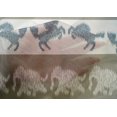 thumbnail image 3 of oneOone Cotton Silk Fabric Stripe|Elephant & Horse Ikat Print Fabric BTY 42 Inch Wide, 3 of 3