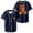 Navy, variant on Ivan Cornejo Terapia Tour 2024 Bear Merch Baseball Jersey V-Neck Shirt Women Men Short Sleeve Streetwear Clothes