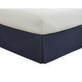 thumbnail image 2 of Fresh Ideas FRE20114NAVY02 Jupe de Lit en Popeline Ajustée Marine - Full, 2 of 4