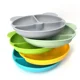 thumbnail image 3 of Platos de silicona con ventosa para bebé, juego de vajilla con cara de oso, Retro, 3 of 6