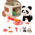 thumbnail image 1 of Raccoon Dog Plush Toy That Walks And Squeaks For Pretend Play Children's Day Gift For Girls Little Rabbit Toy, 1 of 6
