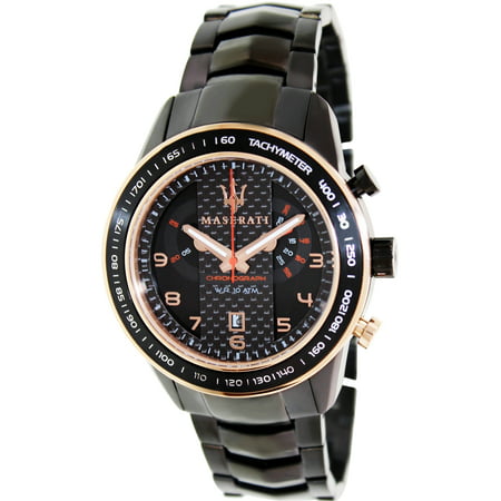 Maserati Men's Corsa R8873610002 Black Stainless-Steel Analog Quartz Fashion Watch