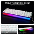 thumbnail image 2 of Teclado magnético con cable EPOMAKER Aula Hero 68 HE, RGB, 31 x 12 cm, 2 of 6