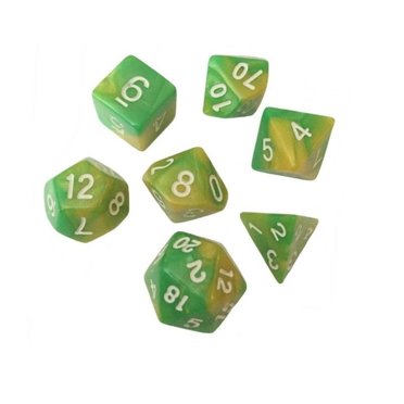 REZIPO DND Dice Set 6-Pack With Dice Tray & Bags - Polyhedral RPG Dice For Dungeons & Dragons