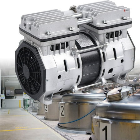 

Fichiouy 370W Industrail Oil-free Oilless Piston Vacuum Air Pressure Pump 100L/Min 8 Bar