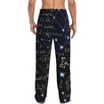 thumbnail image 3 of Goofa Physical Formulas Printed Soft Pajama Pants for Men, Wide Leg Comfy Casual Lounge Yoga Pants-Medium, 3 of 9