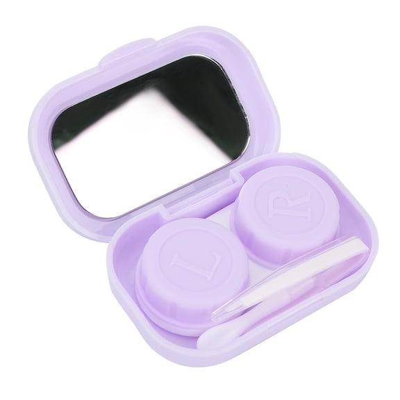 Kit De Estuche De Viaje De Contacto, Kit De Lentes De Contacto De Espejo Integrado Fácil De Llevar Para Uso Diario Para Viajes