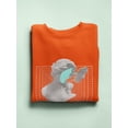 thumbnail image 3 of Abstract Woman Statue Techno Sweatshirt Women -Image by Shutterstock, Female Small, 3 of 4