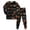 Black, variant on NOEGOEU Kids Boys Girls Halloween Pajamas Long Sleeve Top and Pants Sleepwear Set 2-9Y (Black,4-5 Years)