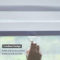 thumbnail image 2 of REJODA-Cordless Zebra Blinds- Free Stop Roller Shades for Windows Dual Layer Light Control Fabric for Home Office Kitchen Day and Night Light Filtering Window Blinds, 28" W x 72" H, Grey, 2 of 4