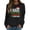 Black, variant on Christmas Sweatshirt for Men Women Long Sleeve Loose Casual Crewneck Pullover Sweatshirts for Couples