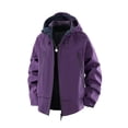 thumbnail image 4 of Tqyyweavej Mens Rain Jacket Waterproof Windproof Outdoor Raincoat with Zip Pocekts Hooded Drawstring Windbreaker for Hiking, Cycling, Fishing, 4 of 10
