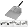 thumbnail image 4 of Raindrops Stainless Steel Foldable Pizza Shovel with Hanging Hole for Easy Storage and Use Silver, 4 of 8