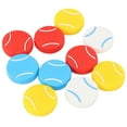 thumbnail image 1 of 10PCS Tennis Racket Vibration Dampeners Tennis Shape Tennis Racquet Shock Absorbers Tennis Racket Strings Dampers,Multicolor, 1 of 8