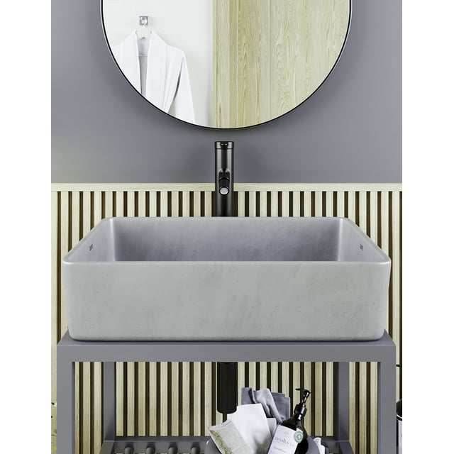 Lavabo Kenai Banté DE CONCRETO COLOR GRIS