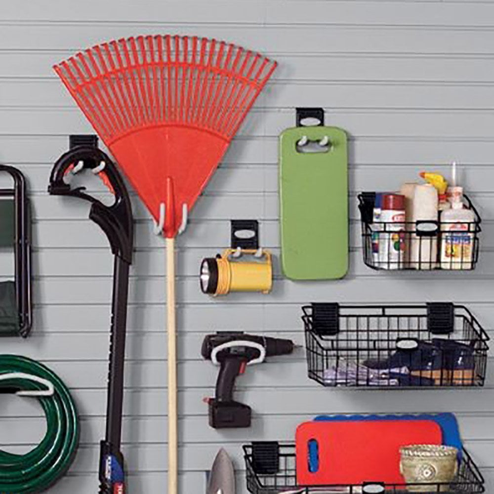 Suncast Storage Trends 4' Resin Wall Mount Slat Section for Storage