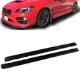 thumbnail image 2 of Ikon Motorsports Side Skirts Extention Compatible with 2015-2021 Subaru WRX & WRX STI CDC Style Polyurethane Urethane PU Unpainted Black Rocker Panel Splitter Side Underbody Spoiler, 2 of 6