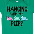 thumbnail image 4 of Inktastic Easter Hanging with My Peeps Pastel Bunnies Boys or Girls Baby Bodysuit, 4 of 5