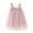 Pink, variant on PMVFHDE Girls Floral Print Dress Toddler Girls Sleeveless Star Moon Dress Dance Party Dresses Clothes,Purple,4-5 Years
