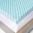 thumbnail image 4 of Slumber Solutions Highloft 4-inch Textured Gel Memory Foam Mattress Topper Twin, 4 of 5