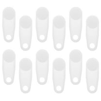 SOPOTUTU Smooth Rolling Curtain Track Rollers White Plastic for Various Uses 30Pcs